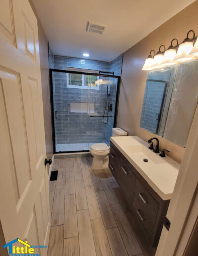 modern bathroom remodel