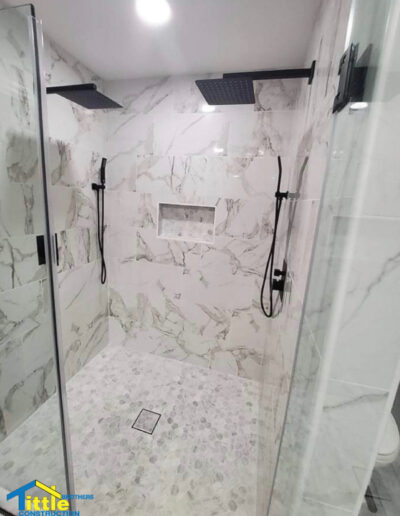 marble tile shower ideas